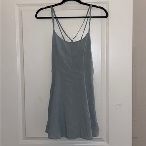 Strappy open back summer dress.